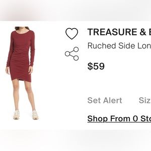 Treasure and bond long sleeve dress